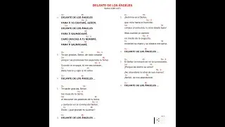 Delante de los ángeles