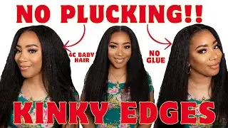 OMG KINKY EDGES HD LACE FRONTAL WIG| Beauty Thru Her Eyes