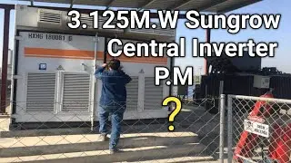 3.125MW Sungrow🌻 Central Inverter P.M Full Details in हिंदी @omegaelectrical