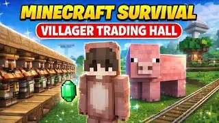 Unlimited Emeralds 😲  Day-9| Minecraft Villager Trading Hall