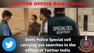 Delhi Police Raid At Twitter Office In Delhi & Gurugram - LIVE VIDEO Twitter Office Police Raid