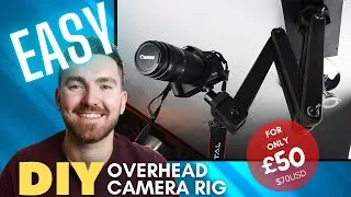 EASY DIY Ceiling Mounted Camera Arm | How to Build an Articulated Camera Arm