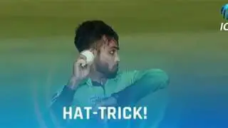 Fahim Ashraf Hatrick wickets(3-16-3) vs Srilanka in 2nd t20 match