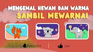 Fox, Koala, Elephant | Coloring Animals for Children #games #drawing #education #mewarnai #art