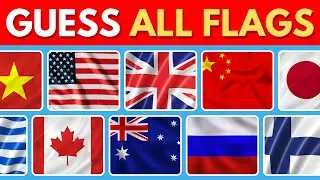 All Flags Challenge🌍: Can You Identify All the Countries Of The World? 🇨🇦 Quiz Hour