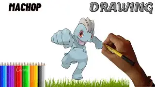 How To Draw Machop From Pokemon | Drawing Animals