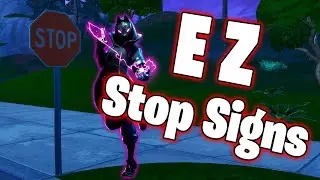 Best Location to Destroy Stop Signs in Fortnite Season X