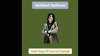 Michael Jackson - Don't Stop Til You Get Enough (Instrumental Drum) 120bpm
