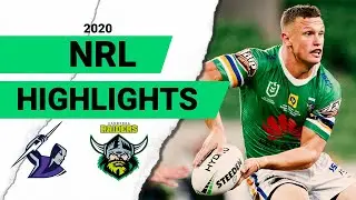 NRL Highlights | Storm v Raiders Match Highlights | Round 3 2020 | Telstra Premiership | NRL