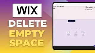Wix | How To Delete Empty Space (Remove Gaps)