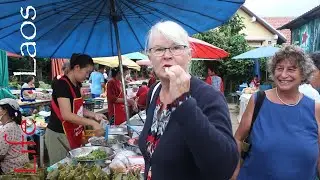 One of the smallest Morning Markets in Luang Prabang | Life in Laos | Chris Fritze