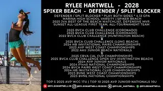 Rylee Hartwell, c/o 2028, 2025 AVP West Coast Championships