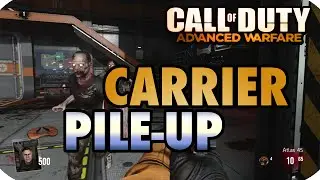 COD AW Easy* EXO ZOMBIES DLC Pile-Up Glitch CARRIER (Advanced Warfare Glitches)