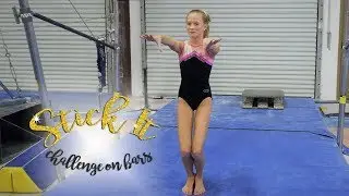 Gymnastics Stick It Challenge On BARS| Kaia SGG