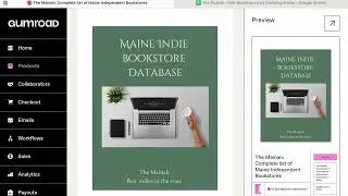 A customized list of all of the indie bookstores in Maine