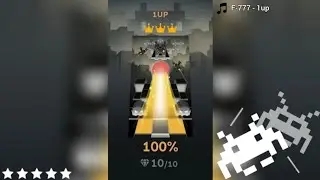 1up 100% (Perfect Route) | 5 Stars Harder Level [Rolling sky]