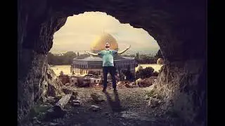 Photoshop   Create Palestine Poster Al Aqsa   تصميم بوستر لفلسطين على الفوتوشوب  #photoshop