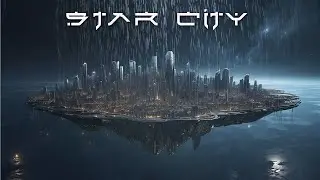 Tranquil Rainfall in a Serene Floating City: A Relaxing Escape to Calm Your Mind
