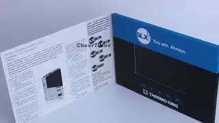 5'' LCD Video Brochures with push buttons for advertising