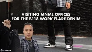 TRIP TO MNML OFFICES FOR THE B118 WORK FLARE DENIM - GIVEAWAY TIME!