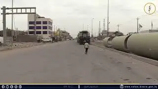 الشركة المنفذة لمشروع الخطوط الناقلة تباشر بمد الخط الناقل ضمن قاطع منطقة الجمهورية..