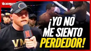 ESTA fue la POL&Eacute;MICA REACCI&Oacute;N de SA&Uacute;L CANELO &Aacute;LVAREZ al CAER ante TERENCE CRAWFORD
