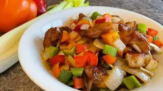 How To Make Chinese Food- Black Pepper Chicken- Whole 30 and Paleo Approved