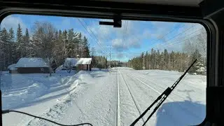 SWEDISH WINTER EXPRESS - 4K Train Driver's View (Stockholm to Gothenburg)