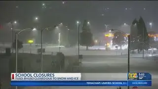 School closures due to snow and ice