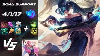 SUPPORT Sona vs Seraphine - NA Challenger Patch 25.24