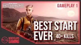 STAR WARS Battlefront | BEST START OF THE GAME | Cargo | 40+ Kills [PS4] GAMEPLAY 1