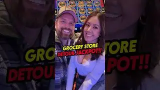 Grocery Store DETOUR JACKPOT!! #slots #jackpot