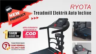 Treadmill Elektrik Ryoya Fitclass by Importir Alat Fitness Surabaya