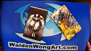 Large Mats T-Shirts for Comic Cons. Comic Book Artist supplies for Comic Con unboxing new stuff VLOG