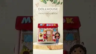 Do you know about Dollhouse Book? ❤️ Best Handmade Gift 🎀 #doll #play #fun #shorts
