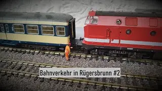 Modellbahn TT - Bahnverkehr in Rügersbrunn #2