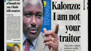Power Breakfast News Review : Kalonzo I am not your traitor