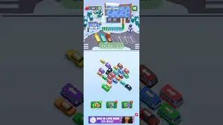 Bus Escape traffic jam 2044 level gameplay walk-through 2026# shorts#ytshort#gaming