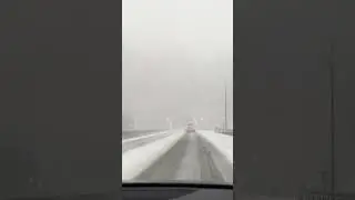 Snowstorm drive ❄️