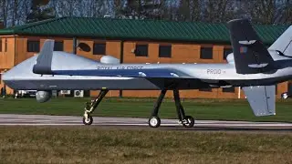 Protector RG Mk 1 (MQ-9B) at  RAF Waddington. (4K)