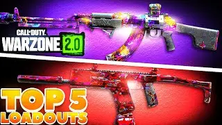 TOP 5 *META* LOADOUTS in WARZONE 2! 😍 (Warzone Best Loadouts) - MW2