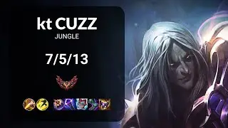 kt Cuzz Karthus vs Ekko JUNGLE - KR GRANDMASTER Patch 13.16