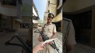 The smile behind the responsibilities.🥹#shorts #happiness #reaction #police #liveart