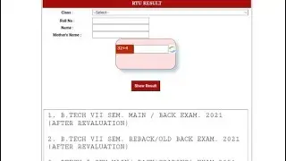 RTU DECLARED SO MANY RESULTS|SOME PROBLEM IN RESULTS|INVALID ROLL NUMBER|RW/UM CASE AB KYA KRE|RTU||