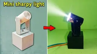 How To Make Mini Sharpy Light At Home | diy mini sharpy light making
