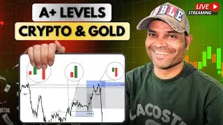 Bitcoin & Gold (XAUUSD) | Live Crypto Trading |  #crypto #bitcoin #gold #analysis