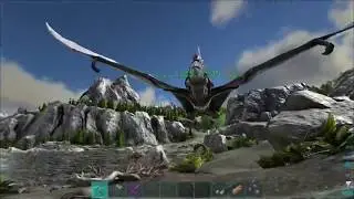 DISMOUNTED in mid air fail gg - ARK Ragnarok