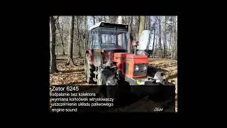 Zetor 6245 odpalanie bez kolektora-Wymiana końcówek wtryskiwaczy-Engine sound
