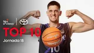 Martin Krampelj presume de muelles y b&iacute;ceps en el Top10 Toyota | Liga Endesa 2025-26