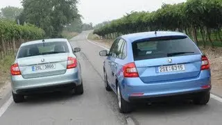 Im Vergleich: Skoda Rapid und Skoda Rapid Spaceback unterscheiden sich vor allem im Design